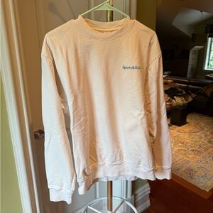 Sporty & Rich Off-White Sweatshirt